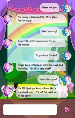 Talking Unicorn (Chat) android App screenshot 6